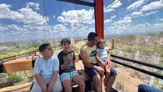 Passeamos no teleférico caminhos do horto em Juazeiro do Norte