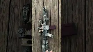 My DIY Mesh Camo Paint Job: Rattle Can to over Elite Sand Cerakote #shorts #vlog #like #diy 