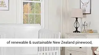 Dream On Me Ashton Full Panel 5 in 1 Convertible Crib, White