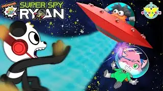 *New Space Update* in Super Spy Ryan with Combo Panda and Alpha Lexa!!