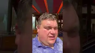 Fat Testing Sand Serpent Rollercoaster at Busch Gardens Tampa for Plus Size Riders
