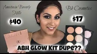 ABH Glow Kit Dupe? BH Cosmetics Spotlight & Backlight Highlighting palettes | Review & Face Swatches