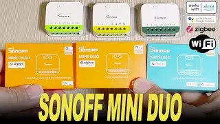 SONOFF Mini Duo - interruttore smart due canali Zigbee o Matter con o senza neutro