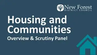 Housing and Communities Overview and Scrutiny Panel - 21 January 2026