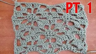 Филе крючком Mesh Star - ЧАСТЬ 1 - Lacy Star Crochet Tutorial