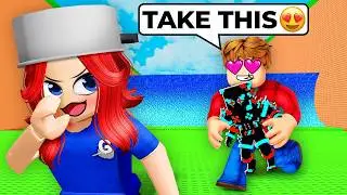 I Pretended To Be an E-GIRL and Got INFINITY BRAINROTS in Escape Tsunami for Brainrots..