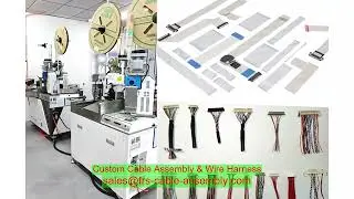 micro coax lvds cable IPEX 20374-R35E-30 20278-112r-13 micro-coax termination service EU custom leng