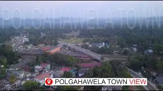 polgahawela town drone view😀😍😍😍#dronevideo #bridge #aerialfootage