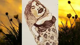 Girl Jalava ||मेंहदी डिजाइन || How To Draw Girl || Drawing & Portrait Mehndi Design 