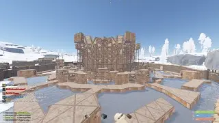 How The Most Hated Group Defends A 50 Man Merge Raid - Atlas 5x