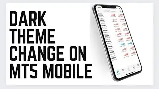 HOW TO CHANGE MT5 MOBILE THEME FROM DARK TO WHITE