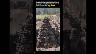 The Only Temple in the World Built From the Top Down. #Shorts #history #historyfacts #shortsyoutube