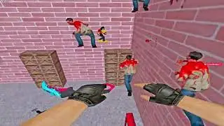 1 vs 24? сгорел на тиммейтов и набил 100+ за мапу | cs 1.6 biohazard