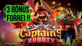 3 b&ocirc;nus no slot do pirata da pg - captain bounty
