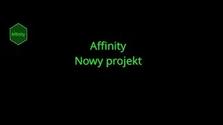 Affinity Nowy projekt