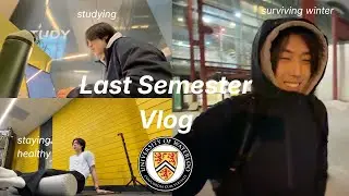 my last first week at university | realistic studying and daily routines