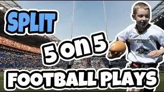 Split 5 on 5 Flag Football Plays