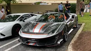 Ferrari 488 Pista Idle Sound & Revs at Savage Rally