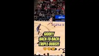 JOSH GIDDEY BACK-TO-BACK TRIPLE DOUBLES!!!! 🔥 🔥 🔥 🔥 | #NBA