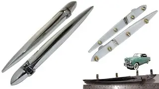New Boot Trunk Lid Hinges Set With Washers For Morris Oxford | First Look with Size