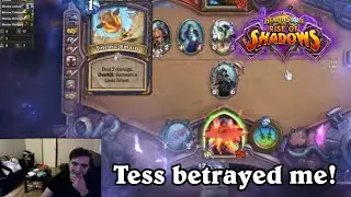 TESS IS A BACKSTABBER! Rise of Shadows Rogue Gameplay [Hearthstone]