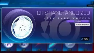 NEW TITANIUM WHITE CRISTIANO ANODIZED WHEELS