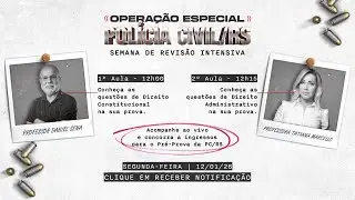 Operação Especial PCRS: Constitucional + Administrativo