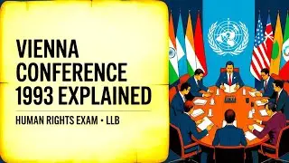 Vienna Conference 1993 Human Rights | What is Vienna Conference? Human Rights LLB Exam | in Hindi