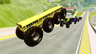 Epic #06    High Speed monster trucks jumps Small & Big   | Vehicles Monster Car