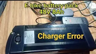 Ebike battery pack charger error