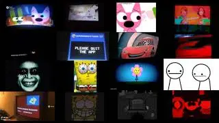 16 Creepypasta Videos Upcoming Jumpscares Played At Once 1 (Including Sora 2 Lost Episode)