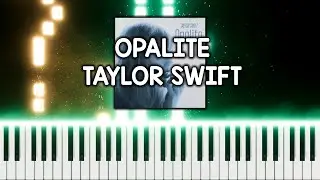 Taylor Swift - Opalite | Piano Tutorial (Free MIDI + MP3)