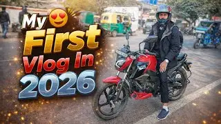 My 😍 First Vlog In 2026 | First Bike Ride Vlog 🚀
