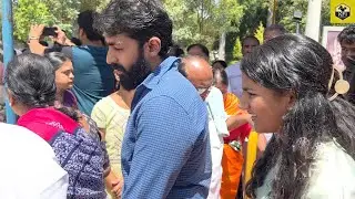 Vanditha Puneeth & Vinay Rajkumar Together At Dr Rajkumar Samadhi | Ashwini Puneeth Daughter Vandita