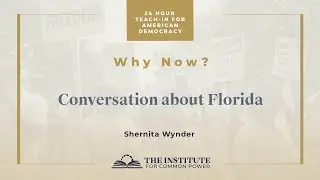 The Institute for Common Power teach-in: Shernita Wynder 
