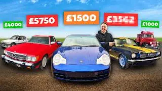 We Bought 6 ABANDONED Cars For £22,000!