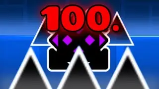 I jumped over 100 triple spikes in GD (+ VOICE REVEAL OOH SHINY)