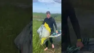 Правда про парафойлы в легкий ветер #kite #kiteflying #kitesurfing #surf