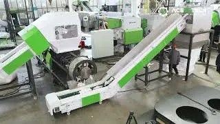 Plastic Shredder and Compacting Pelletizing Line for PA66 Fiber Recycling