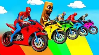 الرجل العنكبوت انقاذ باتمان Spider-Man Rescue batman vs iron man vs venom funny Game GTA 5 superhero