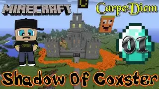 Minecraft Tekkit Survival - Shadow of Coxster SoC Pt. 01 - Awesome start! We crash on mainland!