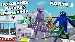 RECOPILACIÓN DE INVASIONES - MEJORES MOMENTOS ( ROBLOX ) ( BROOKHAVEN ) PARTE 2
