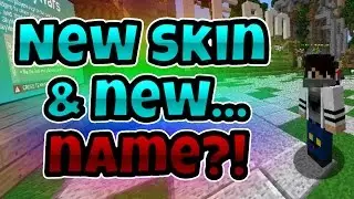 NEW SKIN & NEW.... NAME?! - AlphinCyber | CubeCraft SkyWars