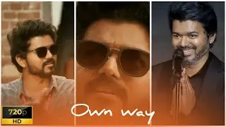 #Master #thalapathy #vijay  | Own | way |thalapathy | whatsapp status Tamil full screen