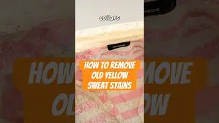 Remove Yellow Sweat Stains