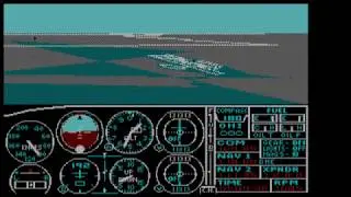 Playing MSFS2 on emulated IBM 5150 on PCEM