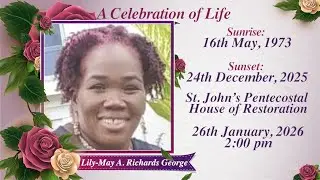 SJPC House of Restoration Ministries || Lilie-may George homegoing service|| 26/01/26