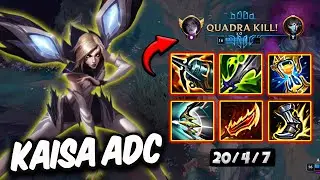 Kaisa vs Jhin ADC ( QUADRAKILL ) - Korea Grandmaster Patch 25.16 ✅