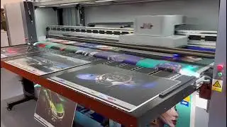 JHF M3300 wide format Hybrid UV LED digital inkjet printer