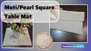 Pearl/Moti table mat/DIY table mat